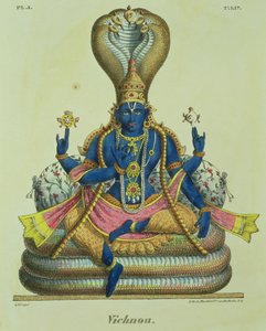 Vishnu, gravé par de Marlet - A. Geringer